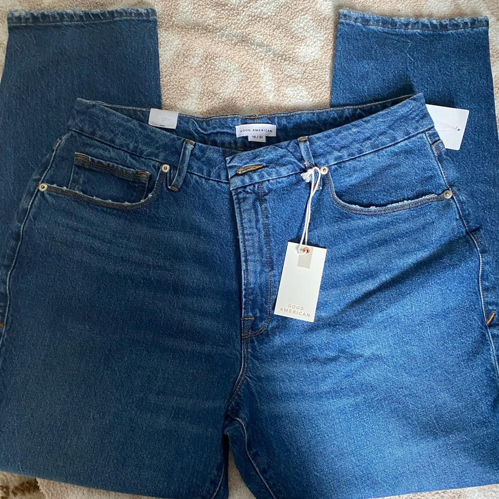 GOOD AMERICAN JEANS SIZE 12